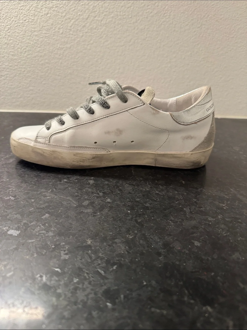 Golden Goose Super-Star Sneakers with Swarovski crystals private edition